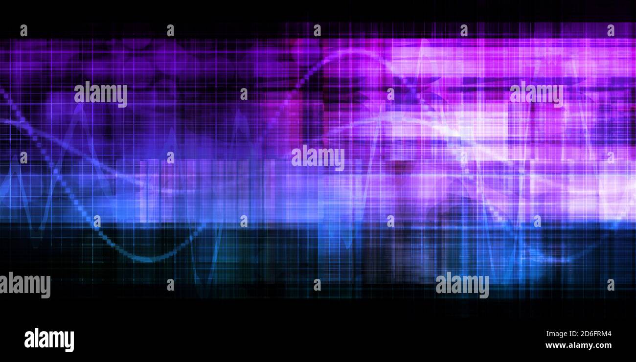 Multimedia-Technologie für die Präsentation als abstrakt Stockfoto