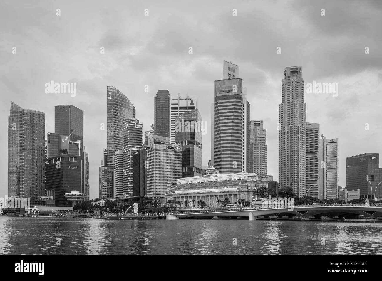 Marina mall tower SchwarzweißStockfotos und bilder Alamy