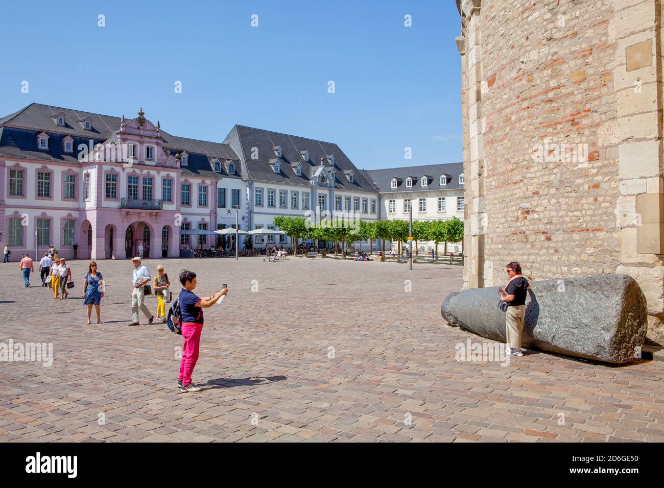 Rheinland-Pfalz, Trier, die hohe Domkirche St. Peter zu Trier. Stockfoto