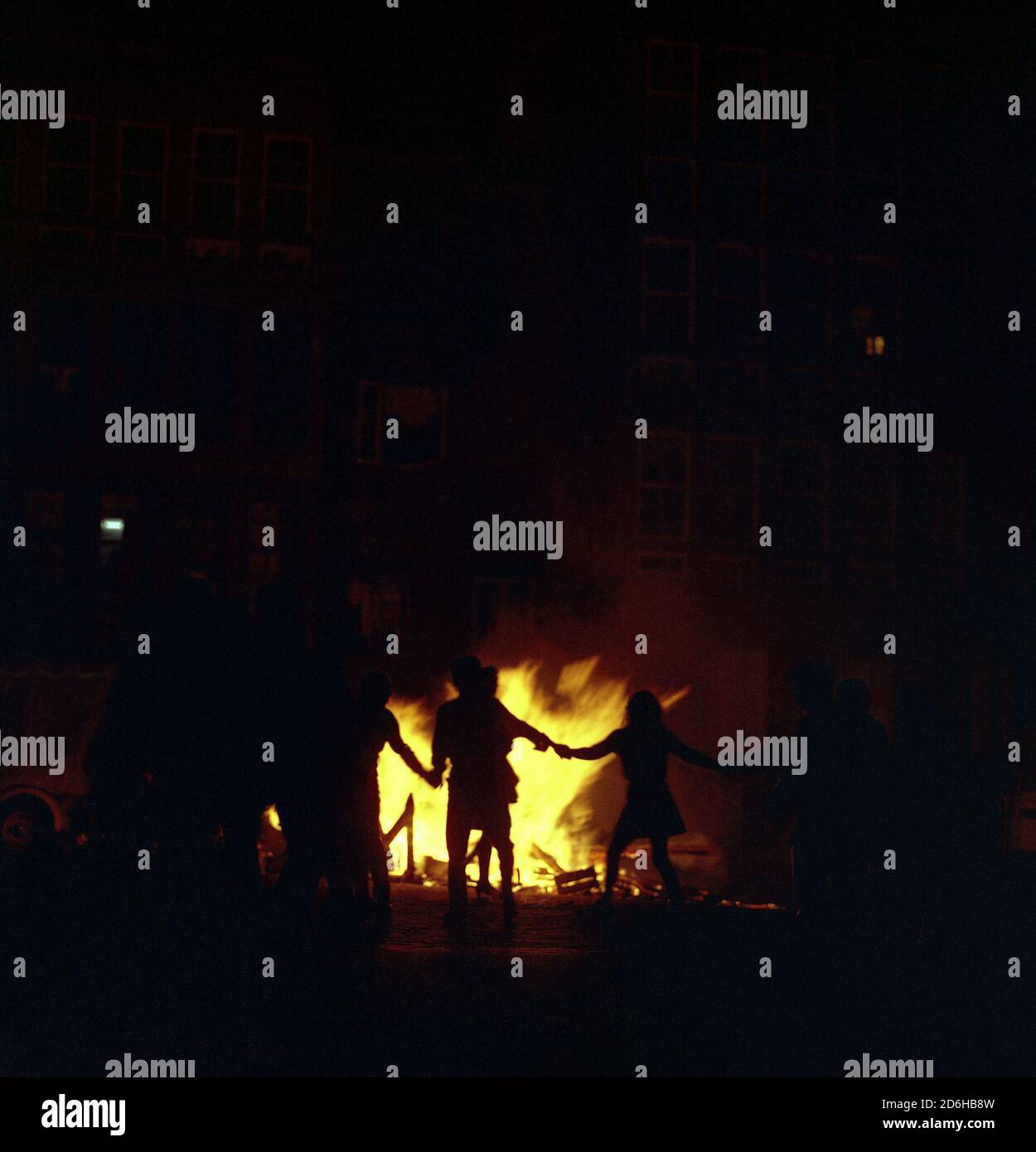 EL BERBES HOGUERAS DE S JUAN - FOTO AÑOS 60. Lage: AUSSEN. VIGO. Pontevedra. SPANIEN. Stockfoto