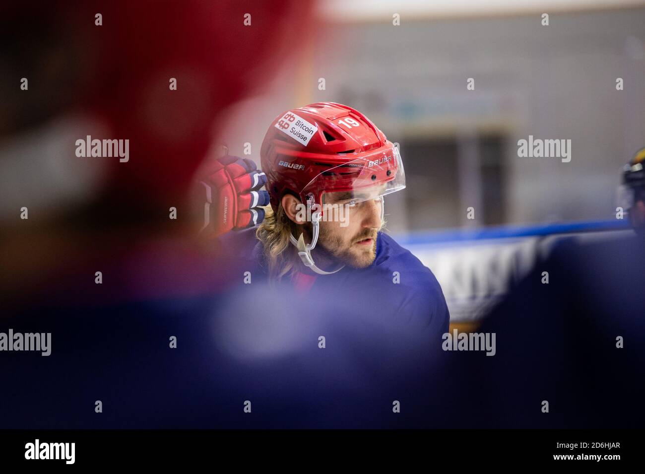 Horsholm, Dänemark. Oktober 2020. Nikolai Gade (19) von Rungsted Seier Capital im Eishockey-Match Metalligaen zwischen Rungsted Seier Capital und Odense Bulldogs in der Bitcoin Arena in Horsmolm. (Foto Kredit: Gonzales Foto/Alamy Live News Stockfoto