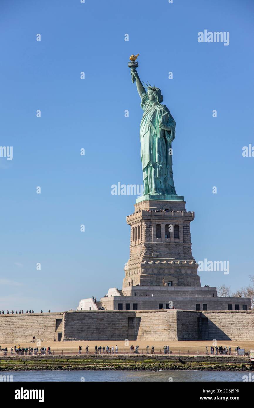 Freiheitsstatue, Monument, America First, Freedom, New York, America, United States Stockfoto