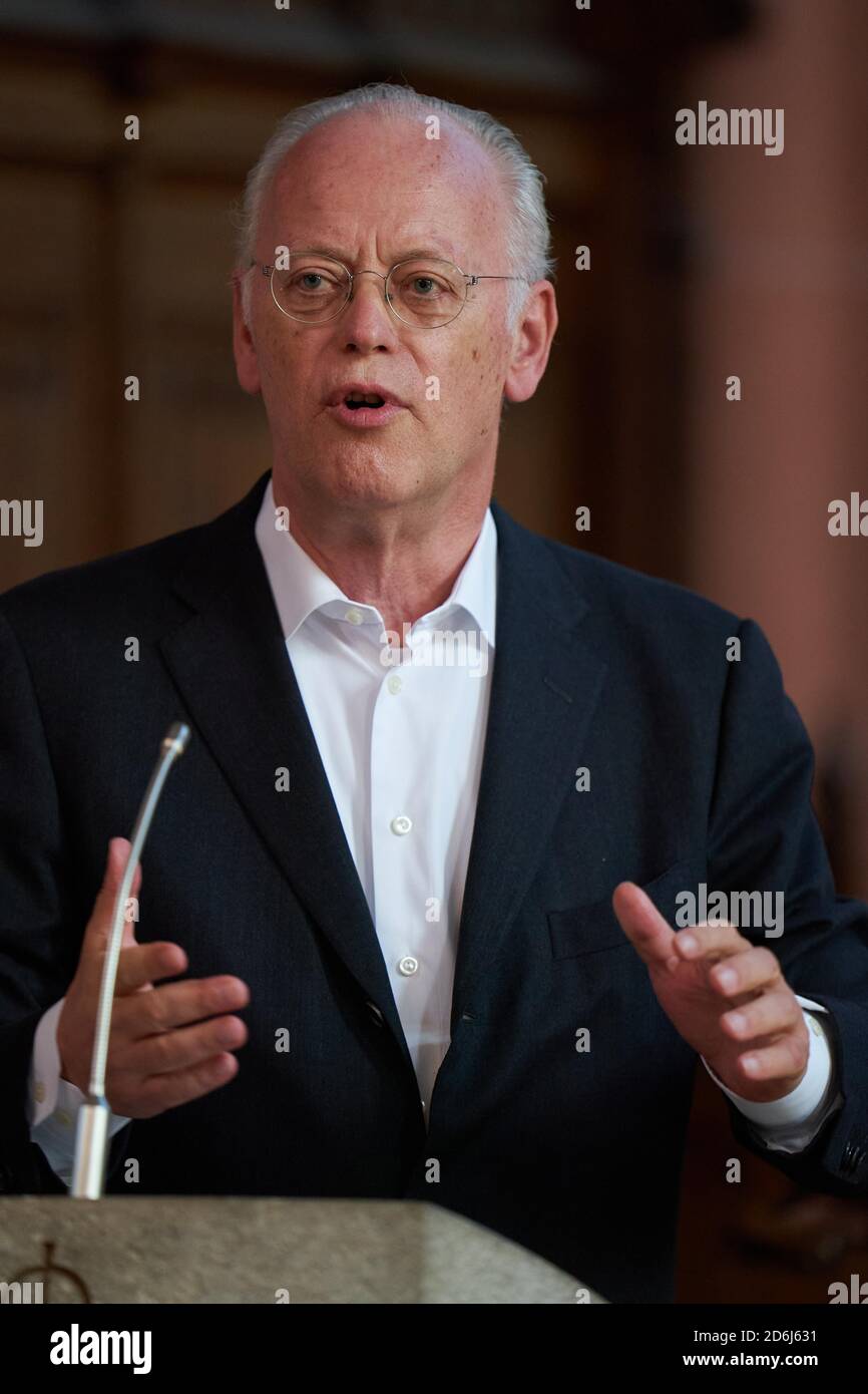 Der ehemalige Ministerpräsident von Rheinland-Pfalz und Bundesverteidigungsminister Rudolf Scharping, SPD, St.Goar, Rheinland-Pfalz, Deutschland Stockfoto