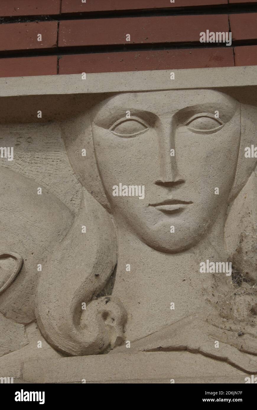 à Auxerre, Yonne, Détail. Stockfoto