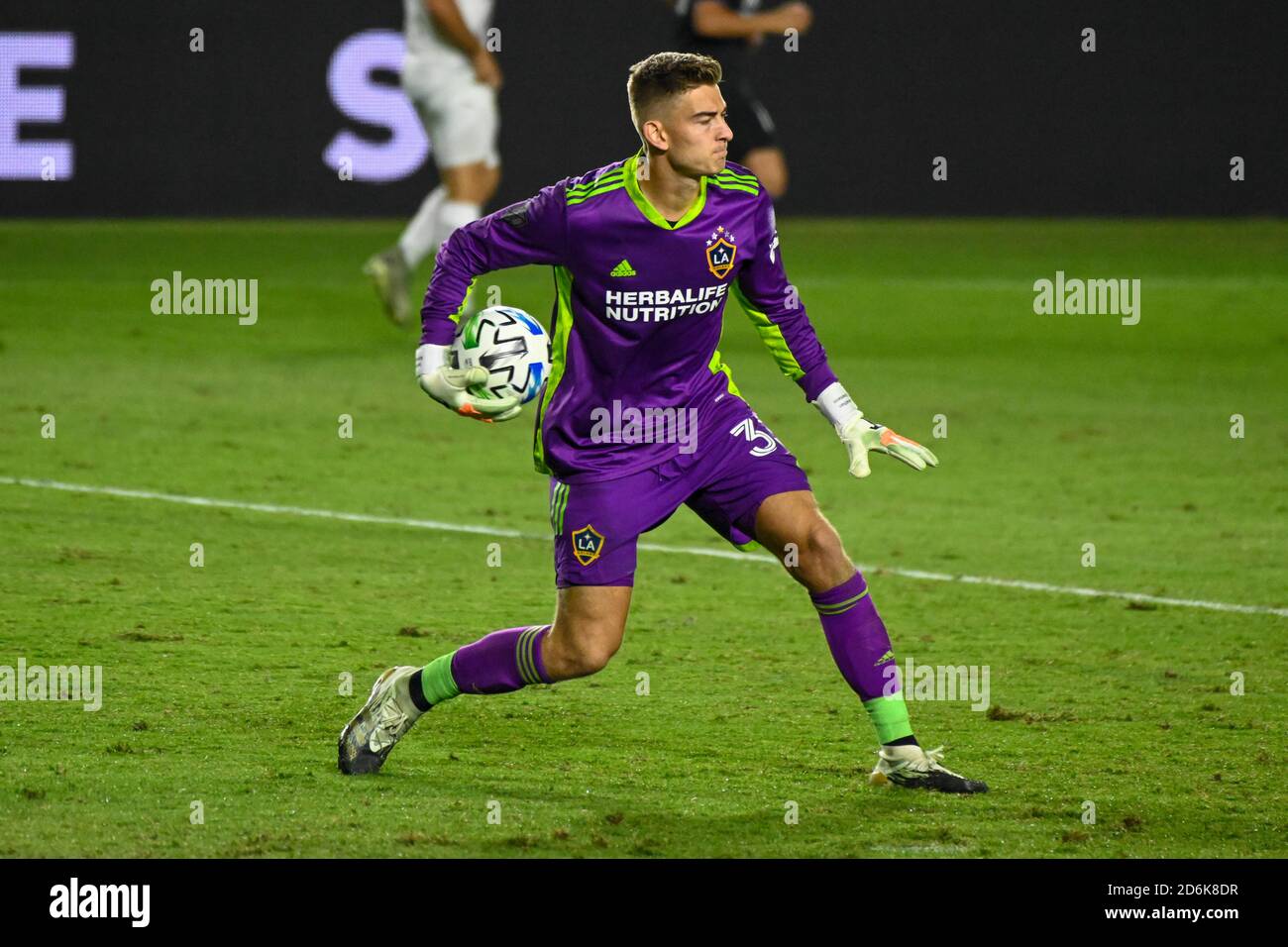 LA Galaxy Torwart Jonathan Klinsmann (33) ein MLS Fußballspiel, Mittwoch, 14. Oktober 2020, in Carson, Kalifornien. Die San Jose Erdbeben besiegten Los Angeles Galaxy 4-0. (IOS/ESPA-Images) Stockfoto