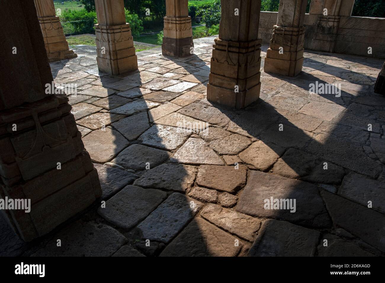 Kevda Masjid, Champaner-Pavagadh Archäologischer Park, UNESCO-Weltkulturerbe, GUJARAT, Indien Stockfoto
