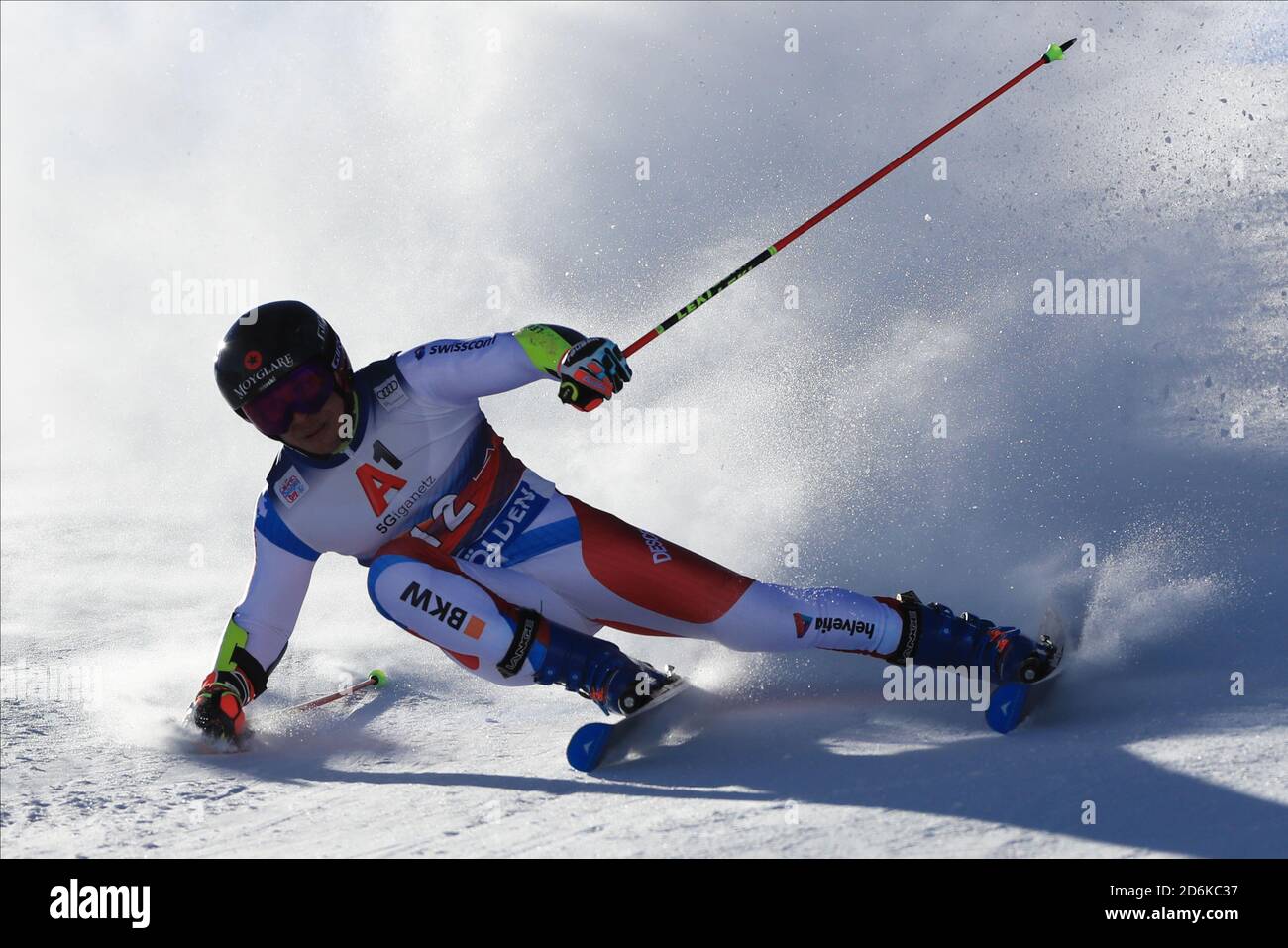 Solden, Österreich. Oktober 2020. SOELDEN, ÖSTERREICH. 18 2020. OKTOBER: 1. Herren-Riesenslalom im Rahmen des Alpinen Ski-Weltcups in Solden am 18. Oktober 2020; Lauf 1, (Foto: Pierre Teyssot/ESPA-Images) Credit: European Sports Photo Agency/Alamy Live News Stockfoto