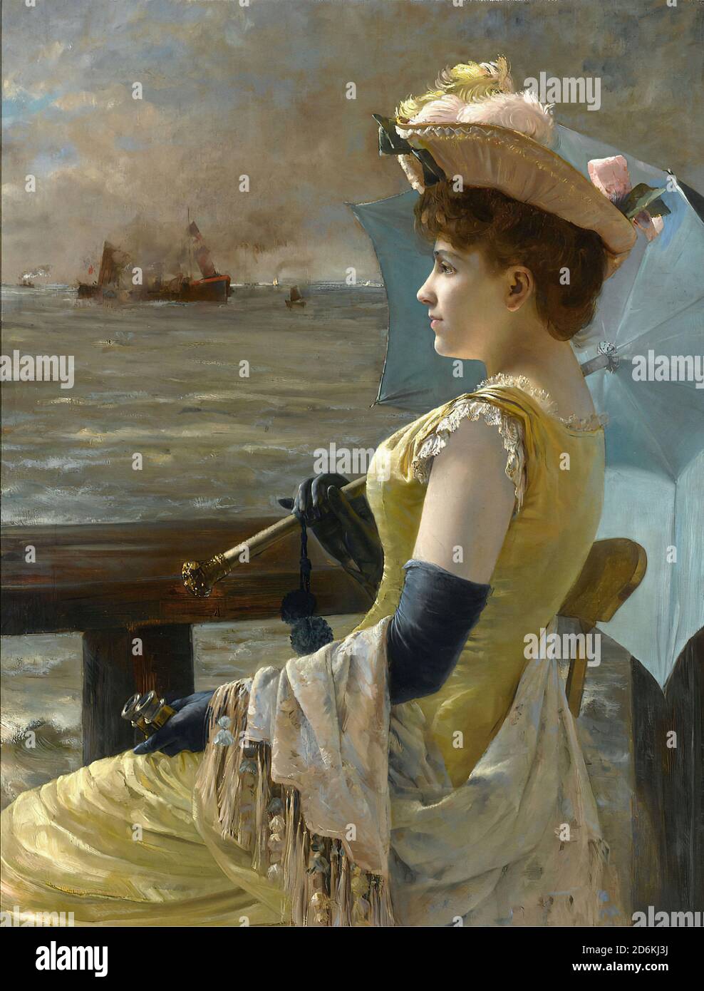 Looking Out To Sea Painting Stockfotos Und Bilder Kaufen Alamy