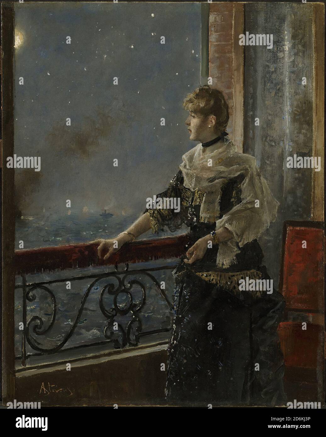 Looking Out To Sea Painting Stockfotos Und Bilder Kaufen Alamy