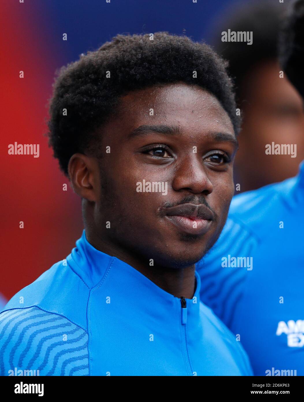 Tariq Lamptey von Brighton und Hove Albion vor dem Premier League-Spiel im Selhurst Park, London. Stockfoto
