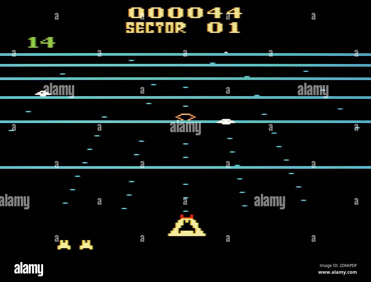 Beamrider - Atari 2600 VCS Videospiel - nur für redaktionelle Verwendung Stockfoto