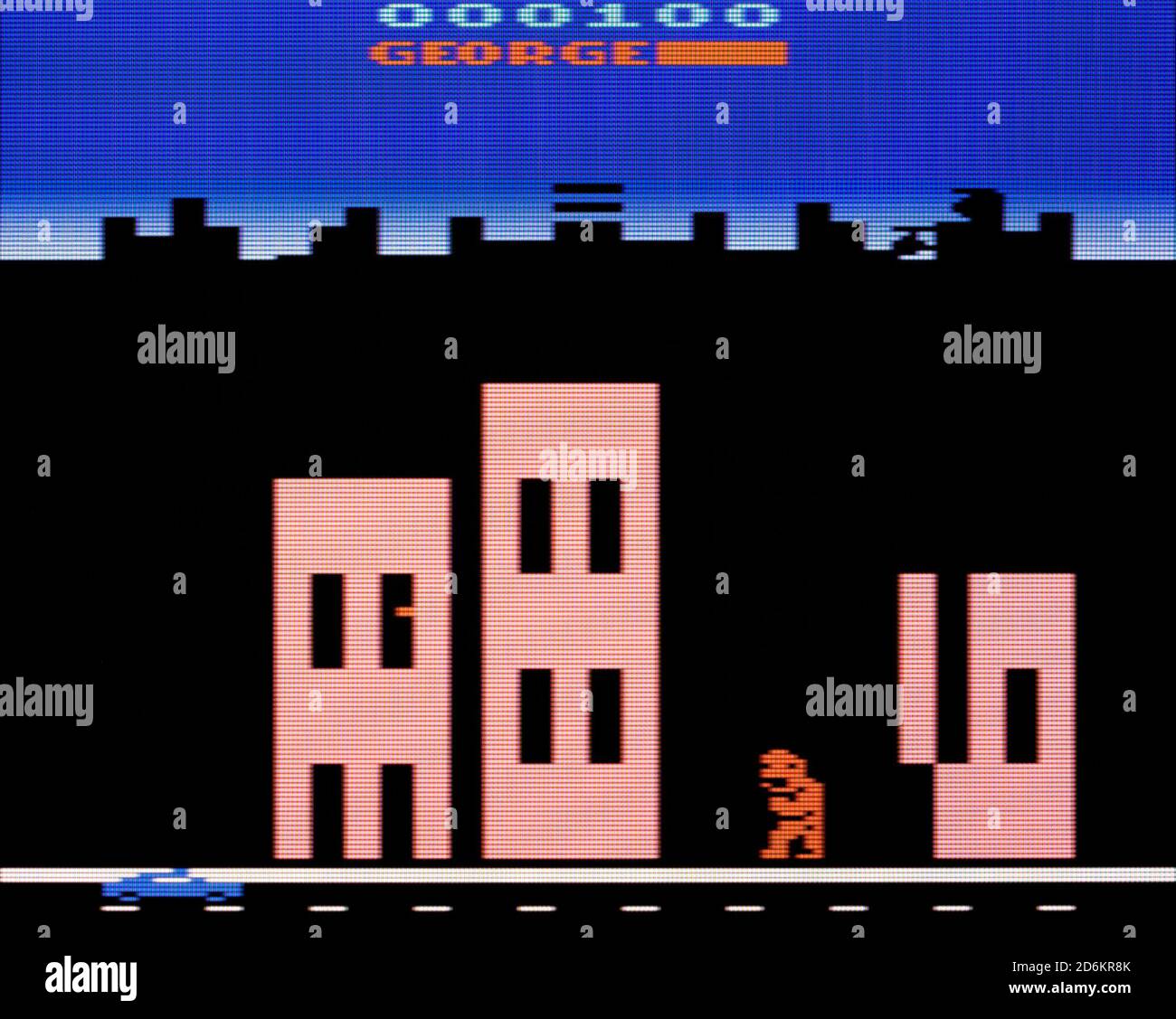 Rampage! - Atari 2600 VCS Videogame - nur für redaktionelle Zwecke Stockfoto