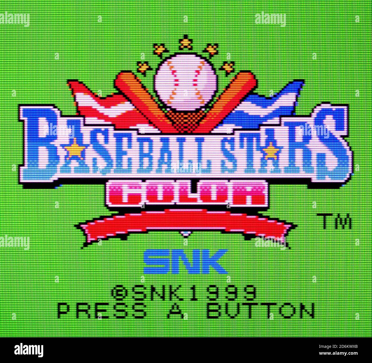 Baseball Stars - Neo Geo Pocket Color Videogame - Editorial Nur verwenden Stockfoto