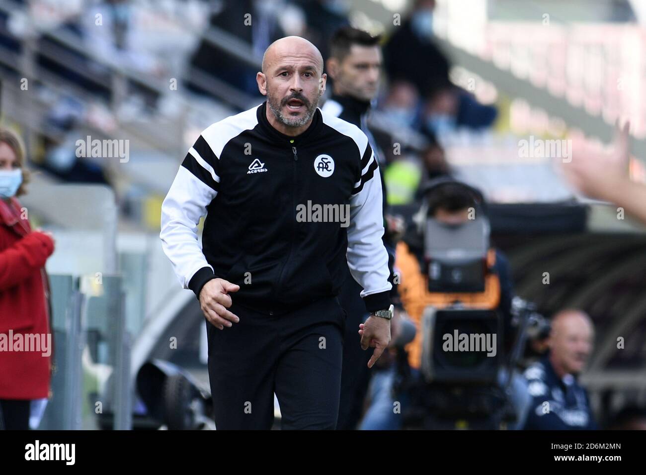 la spezia, Italien, 18 Oct 2020, Vincenzo Italiano Manager von AC Spezia während Spezia vs Fiorentina, italienische Fußball Serie A Spiel - Credit: LM/Matteo Papini/Alamy Live News Stockfoto