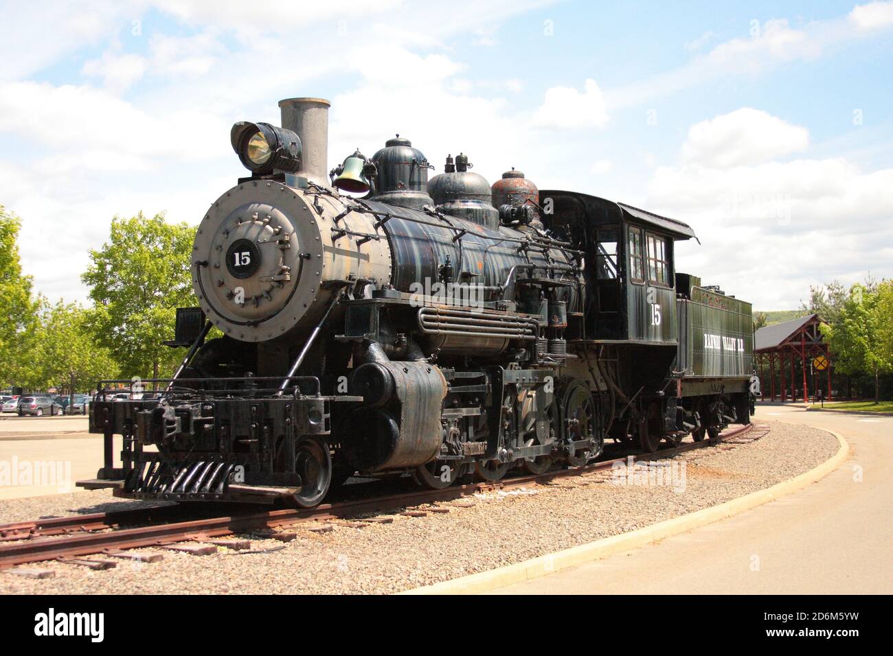 Dampflokomotive Stockfoto