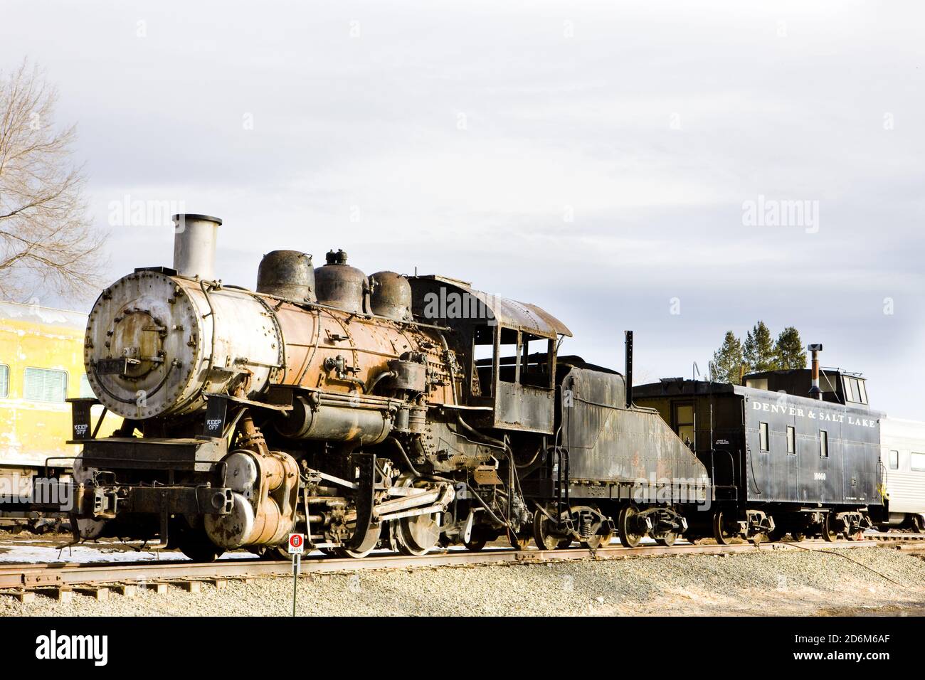 Dampflokomotive Stockfoto