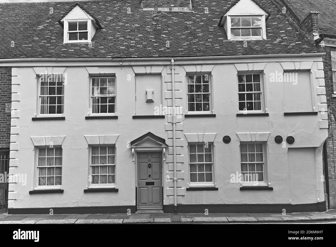 Historisches Haus in der King Street in der historischen Gegend von Kings Lynn, Norfolk, Großbritannien Stockfoto