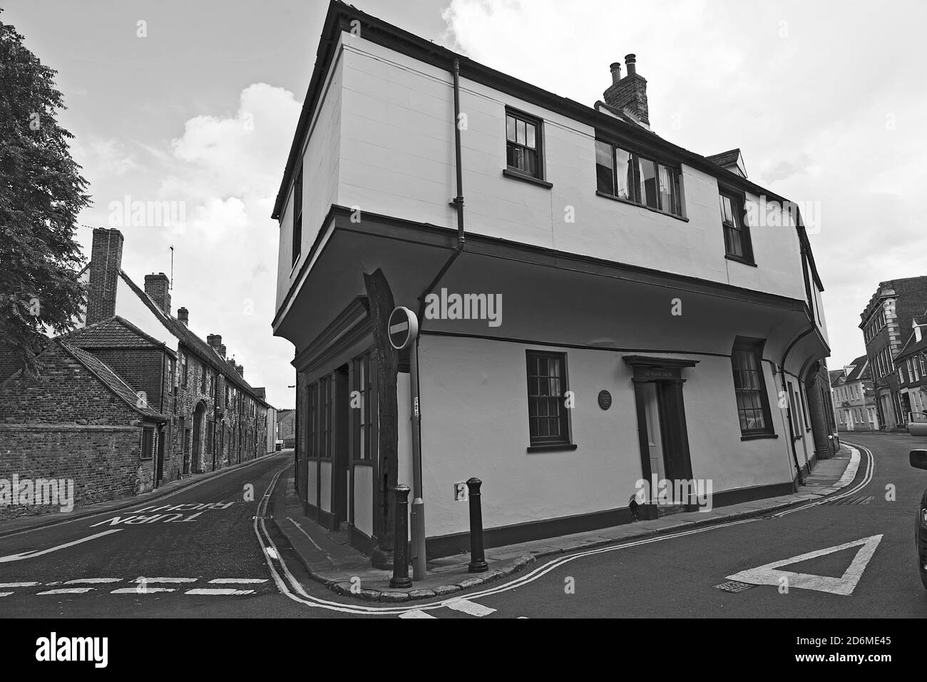 The Valiant Sailor, Heimat von Walter Dexter, Künstler, an der Ecke von Priory Lane und Nelson Street in Kings Lynn an der Küste von Norfolk, Großbritannien Stockfoto