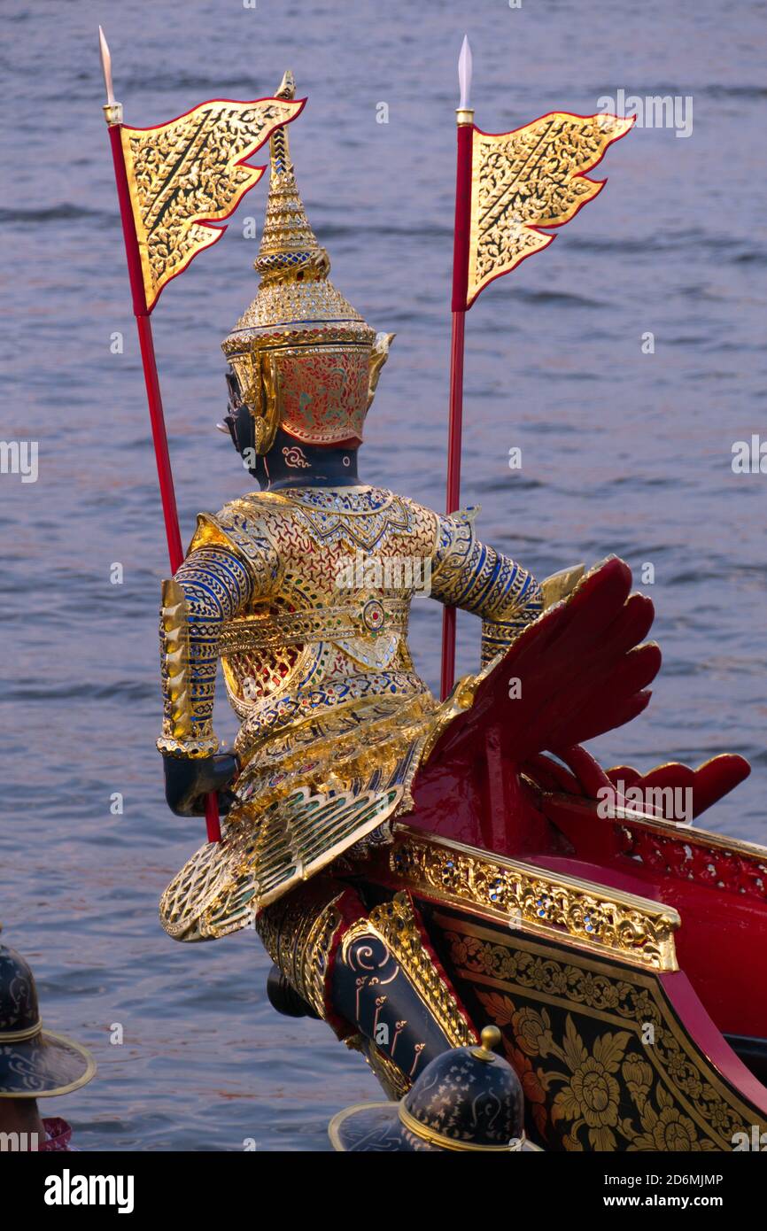 Royal Barge Procession, Chao Phya River, Bangkok, Thailand Stockfoto
