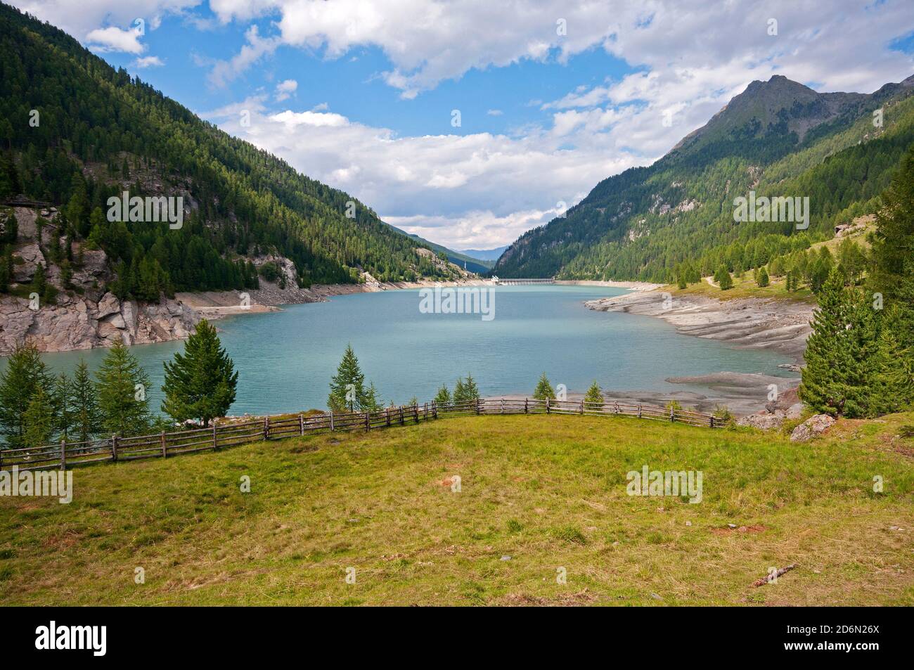 See Gioveretto, Martelltal (Martelltal), Bozen, Trentino-Südtirol, Italien Stockfoto