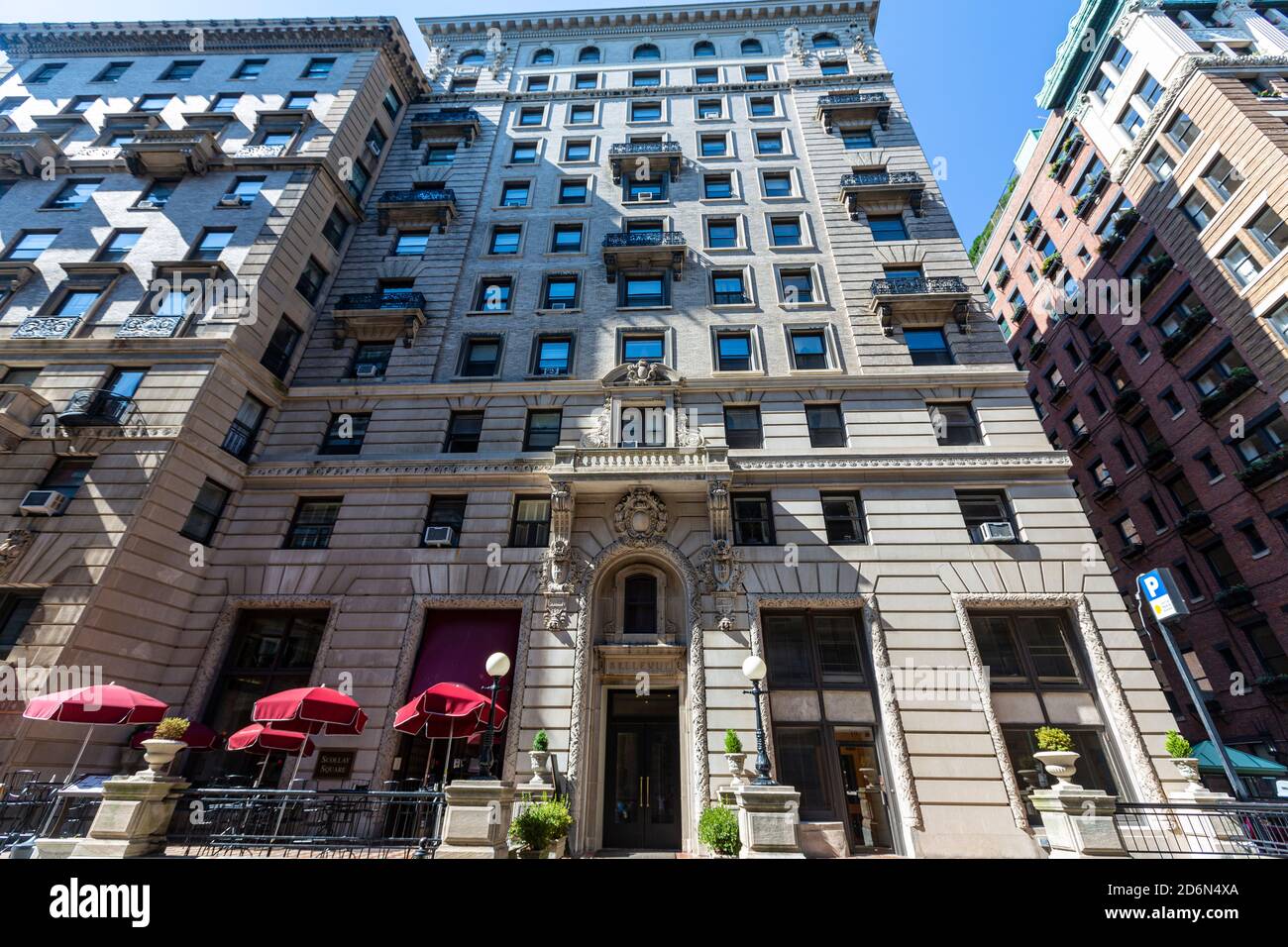 Ehemaliges Hotel Bellevue #1 – 21 Beacon Street, Boston, Massachusetts, USA Stockfoto