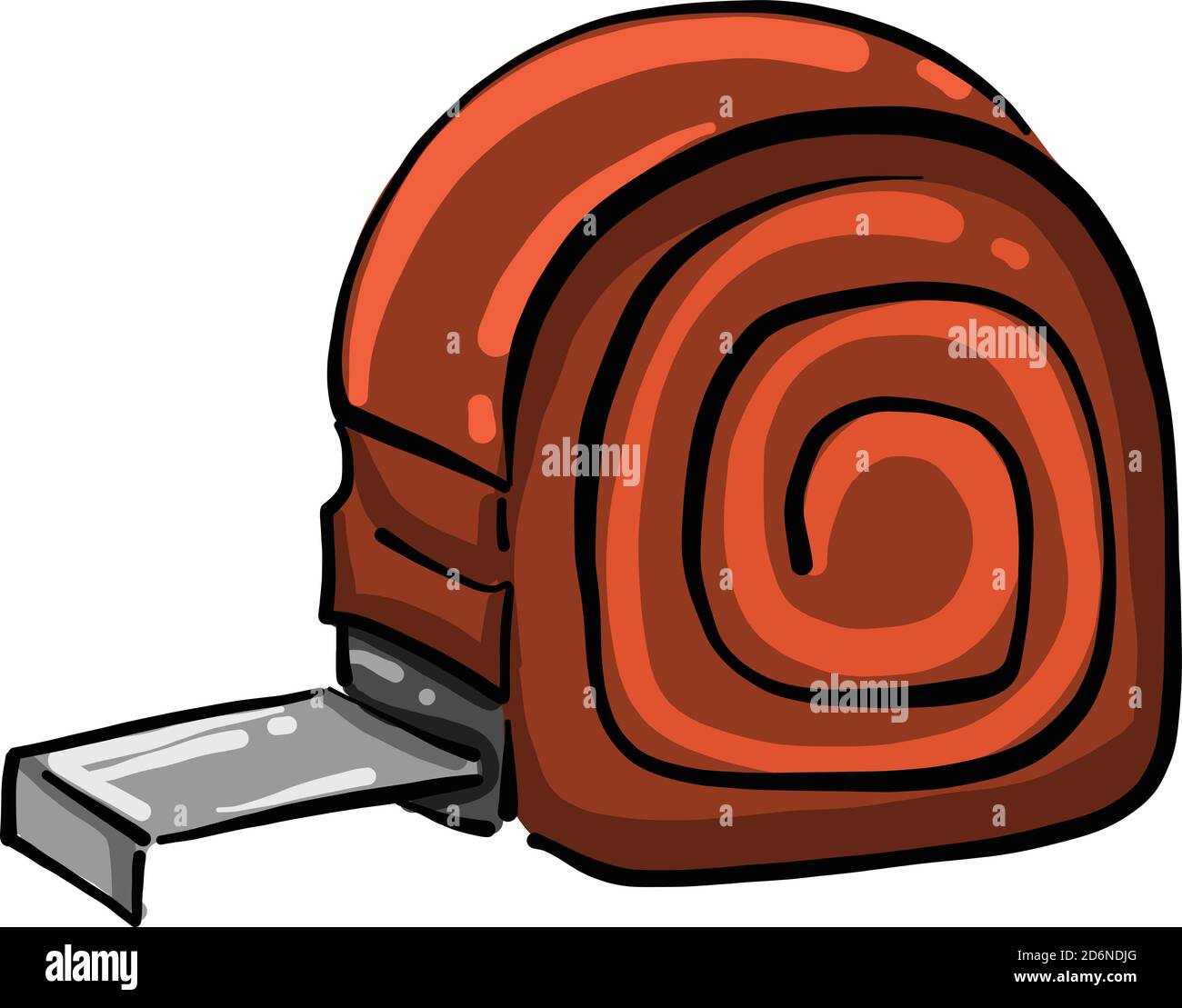 Messgerät, Illustration, Vektor auf weißem Hintergrund Stock Vektor