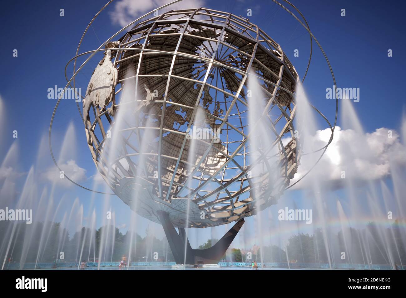 Unisphere. Flushing Meadows-Corona Park. Queens, New York, USA. Auftrag für die New York World's Fair 1964. Stockfoto