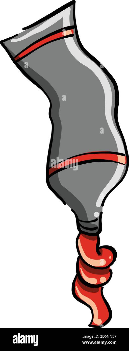 Ölfarbe, Illustration, Vektor auf weißem Hintergrund Stock Vektor