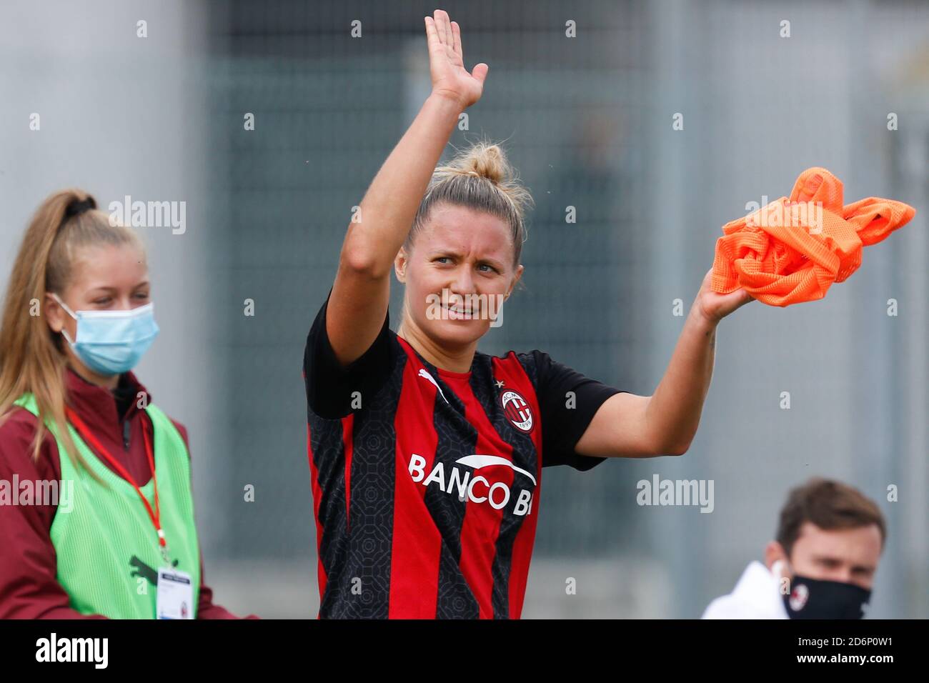 Mailand, Italien, 18. Oktober 2020, Dominica Conc (AC Mailand) während AC Mailand gegen FC Internazionale, Italienische Fußballserie A Frauen Meisterschaft - Credit: LM/Francesco Scaccianoce/Alamy Live News Stockfoto