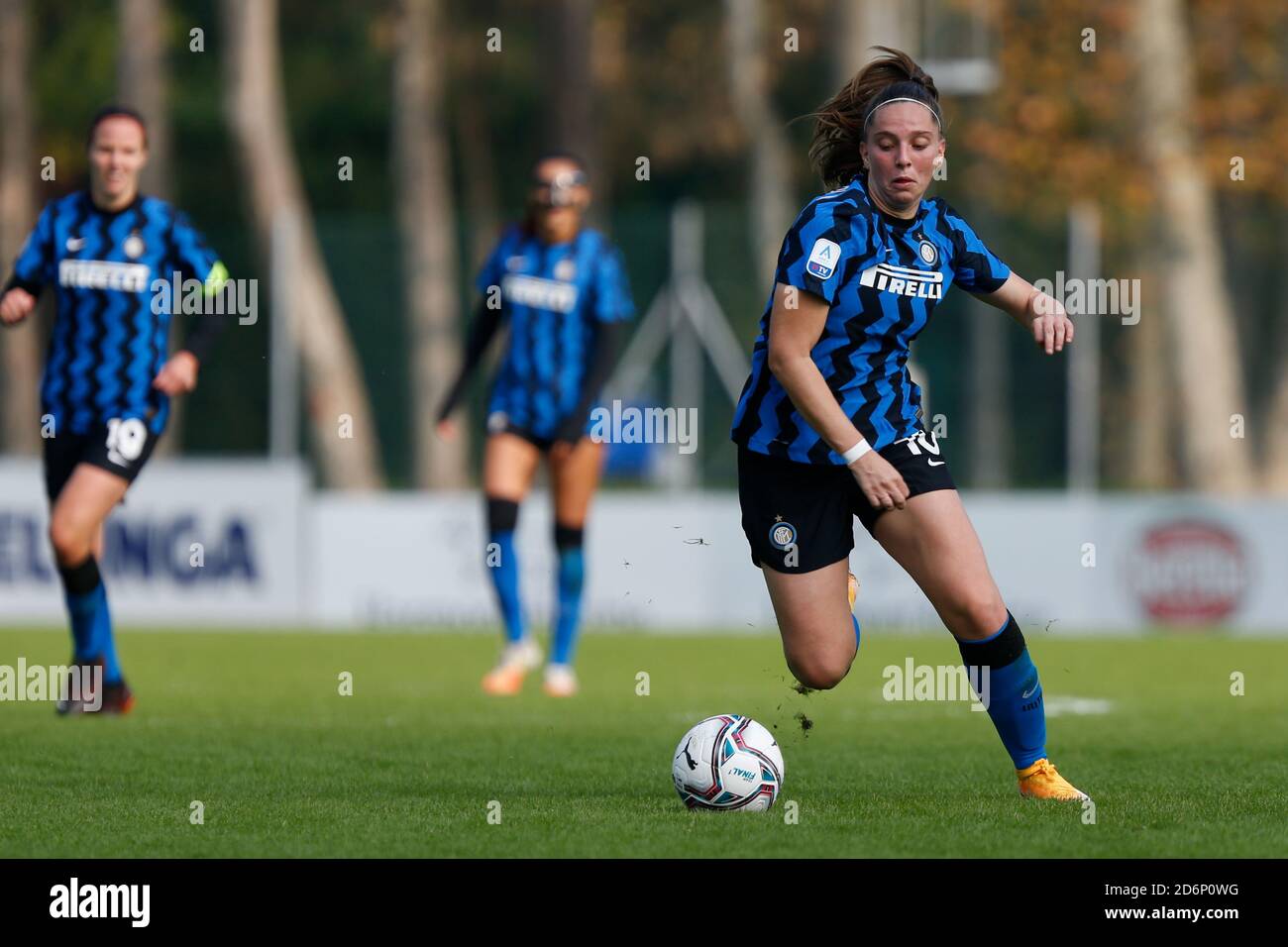 Mailand, Italien, 18. Oktober 2020, Alice Regazzoli (FC Internazionale) während AC Mailand gegen FC Internazionale, Italienische Fußballserie A Frauenmeisterschaft - Credit: LM/Francesco Scaccianoce/Alamy Live News Stockfoto