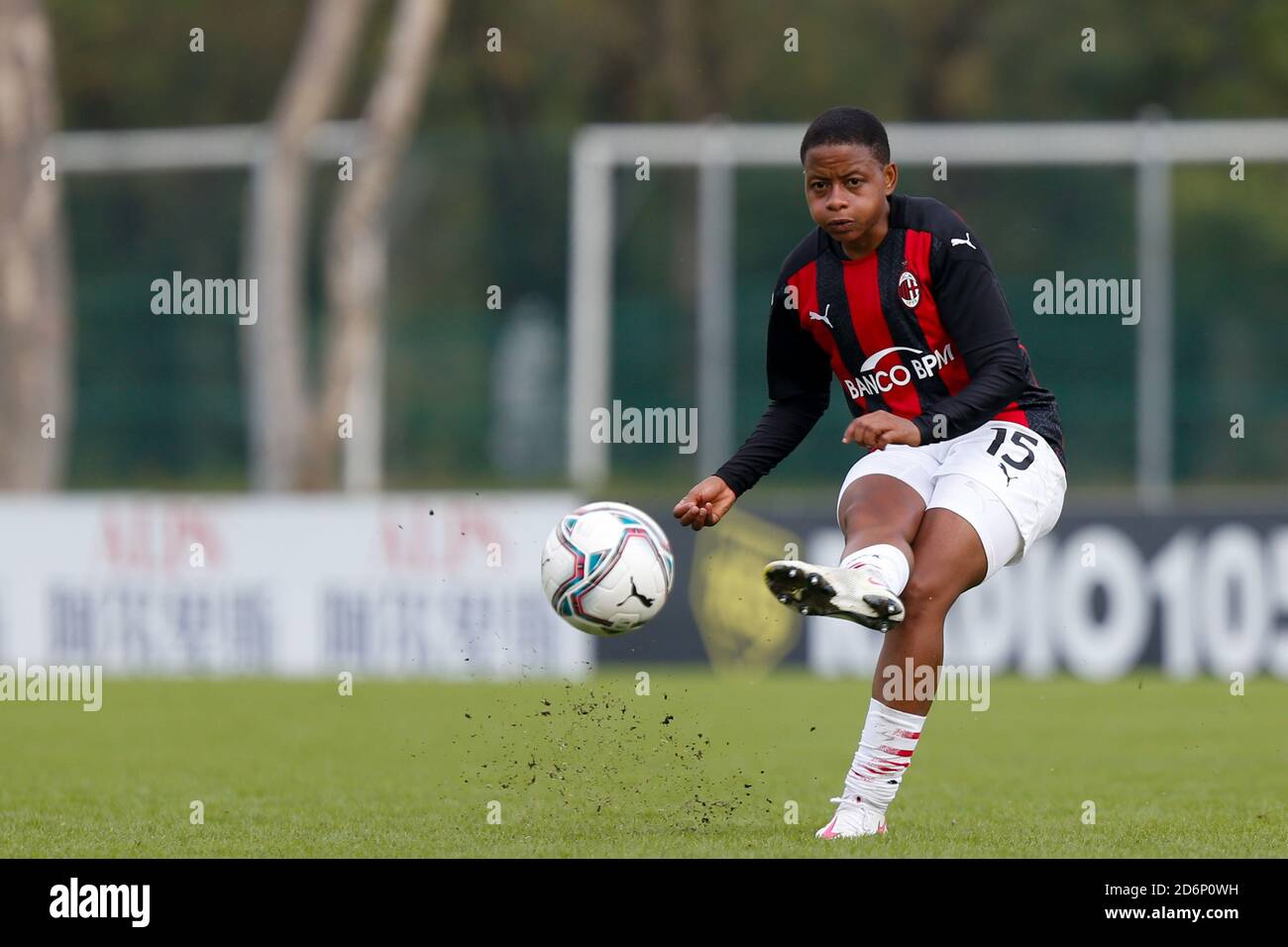 Mailand, Italien, 18. Oktober 2020, Refiloe Jane (AC Mailand) während AC Mailand gegen FC Internazionale, Italienische Fußballserie A Frauen Meisterschaft - Credit: LM/Francesco Scaccianoce/Alamy Live News Stockfoto