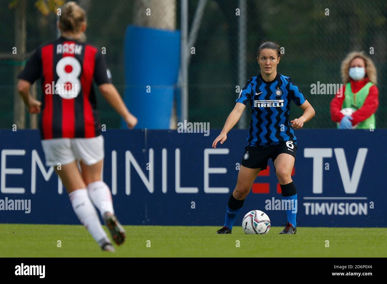 Mailand, Italien, 18. Oktober 2020, Eva Bartonova (FC Internazionale) während AC Mailand gegen FC Internazionale, Italienische Fußball Serie A Frauen Meisterschaft - Credit: LM/Francesco Scaccianoce/Alamy Live News Stockfoto