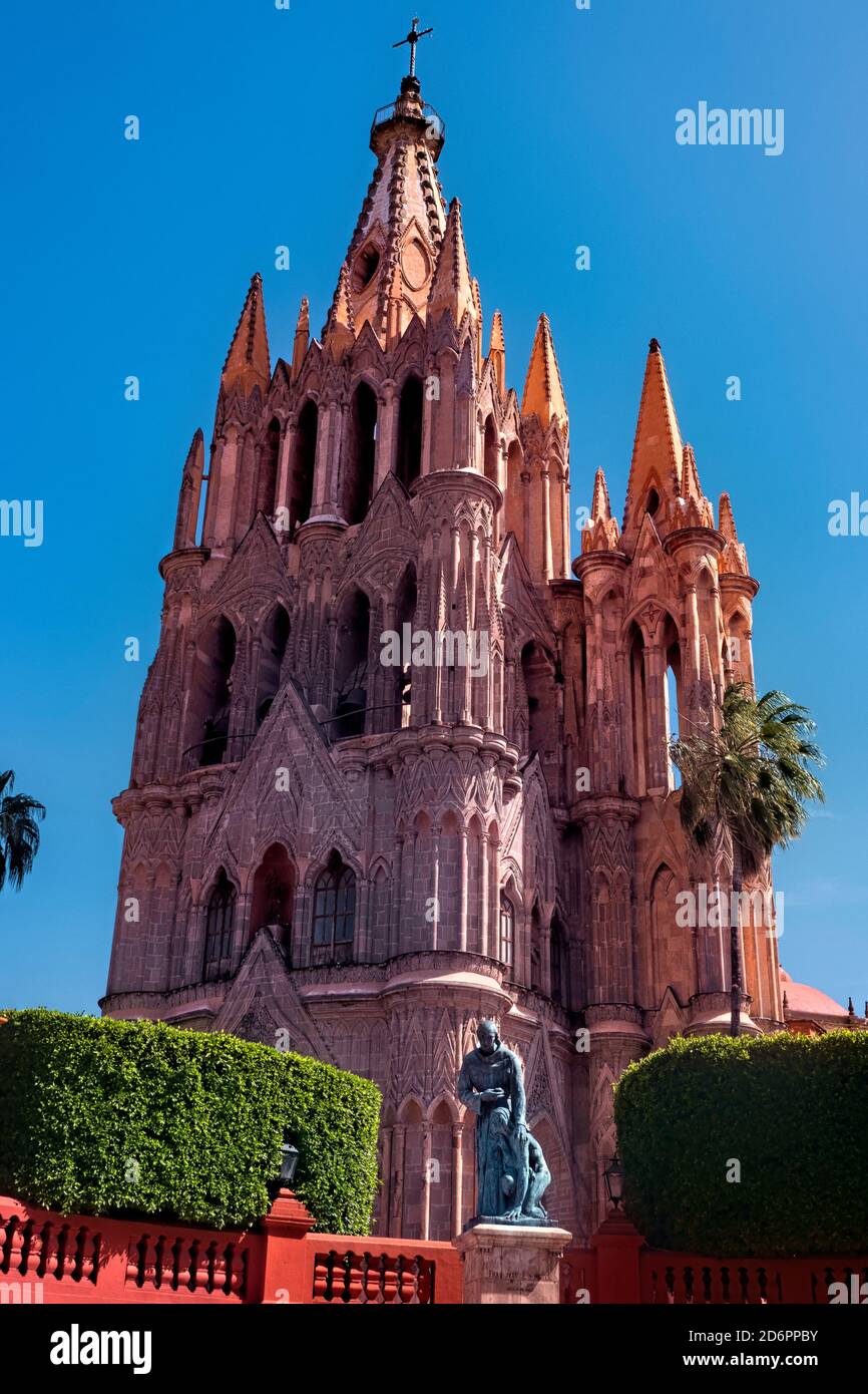 Die berühmte Parroquia de San Miguel Arcángel, San Miguel de Allende