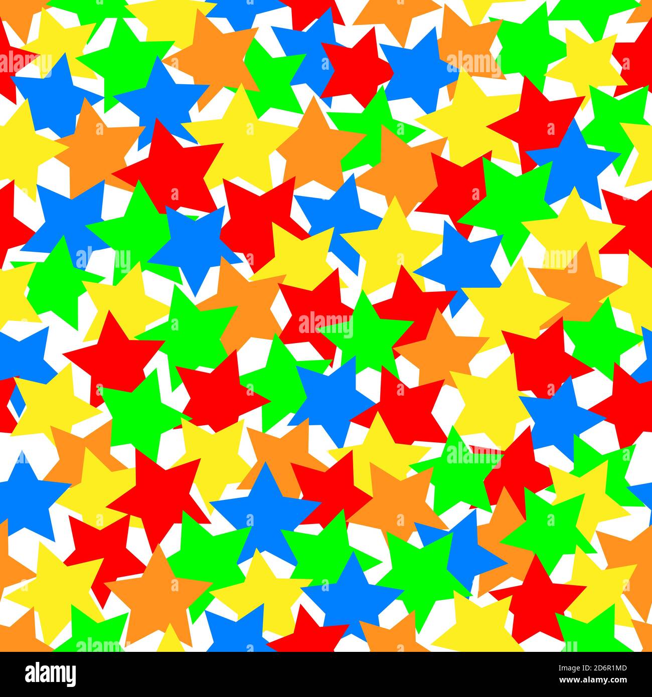 Farbige Sterne kindlicher Hintergrund für Druck, Geschenkpapier, Dekoration oder Karte Stock Vektor