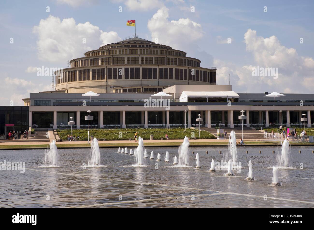Centennial Hall in Breslau. Polen Stockfoto