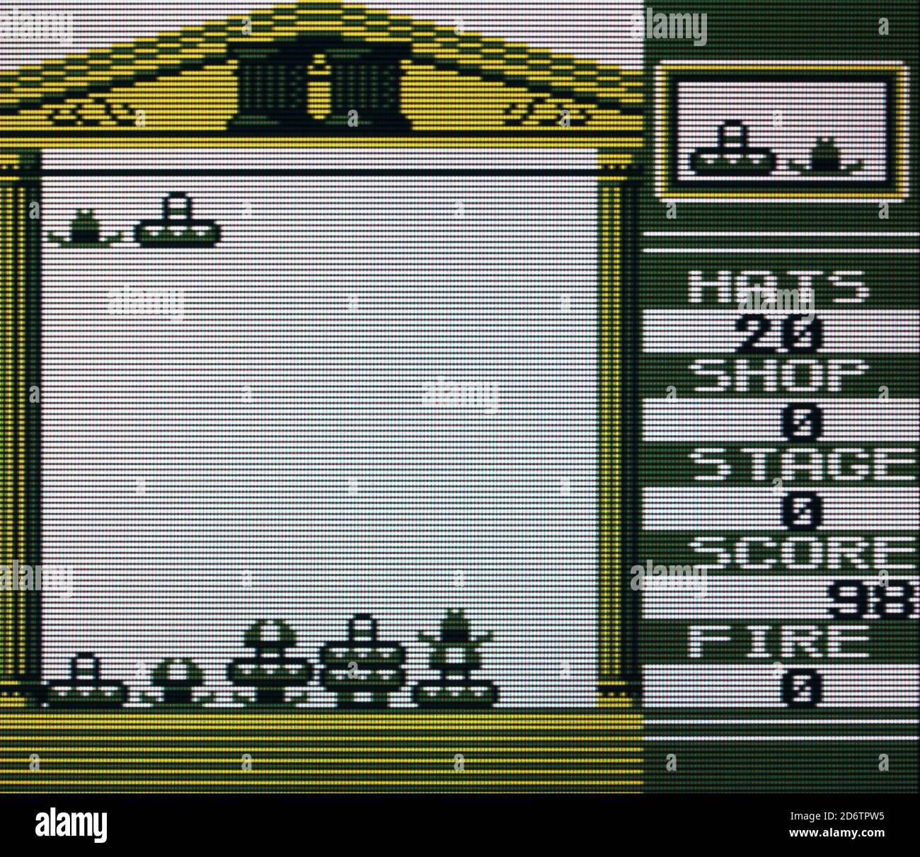 Hatris - Nintendo Gameboy Videogame - nur zur redaktionellen Verwendung Stockfoto
