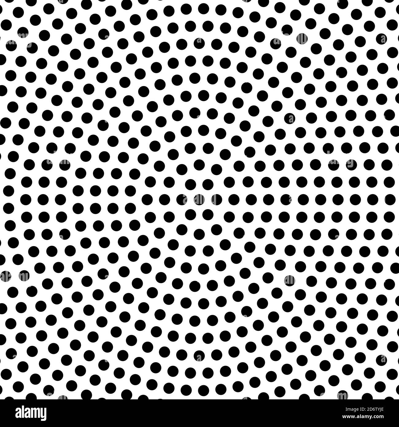 Zufällige Kreise, Punkte Halbton (Halbton) Element in Spiral-, Kreis- oder Radialstil. Punkte in Drall, Drill, Rotationsmuster Vektordarstellung Stock Vektor