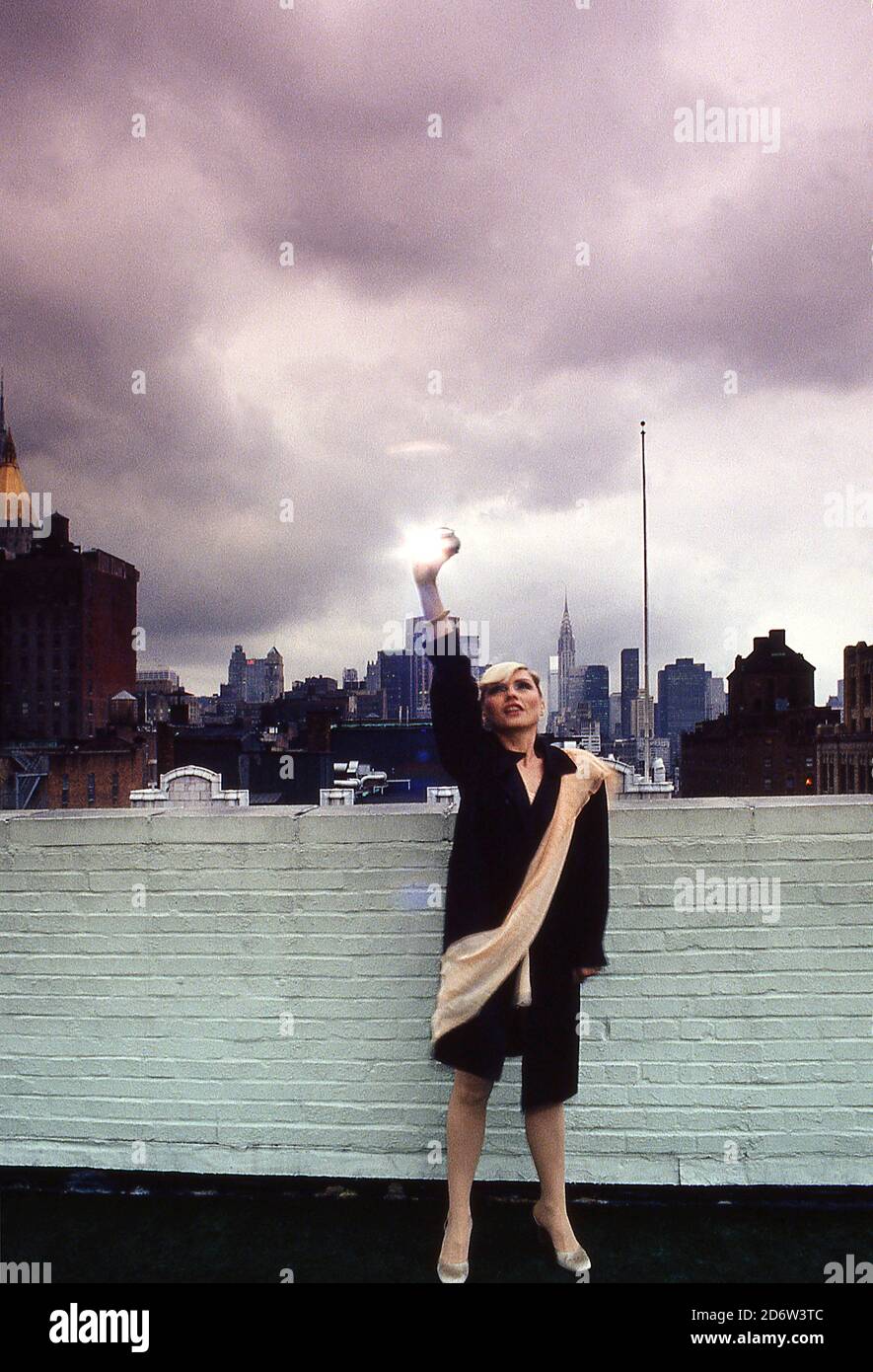Debbie Harry von der New Yorker Punk Band Blondie 1978 Stockfoto