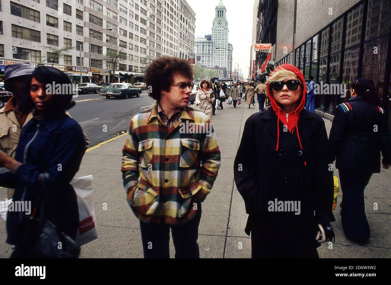 Debbie Harry von der New Yorker Punk Band Blondie 1978 Stockfoto