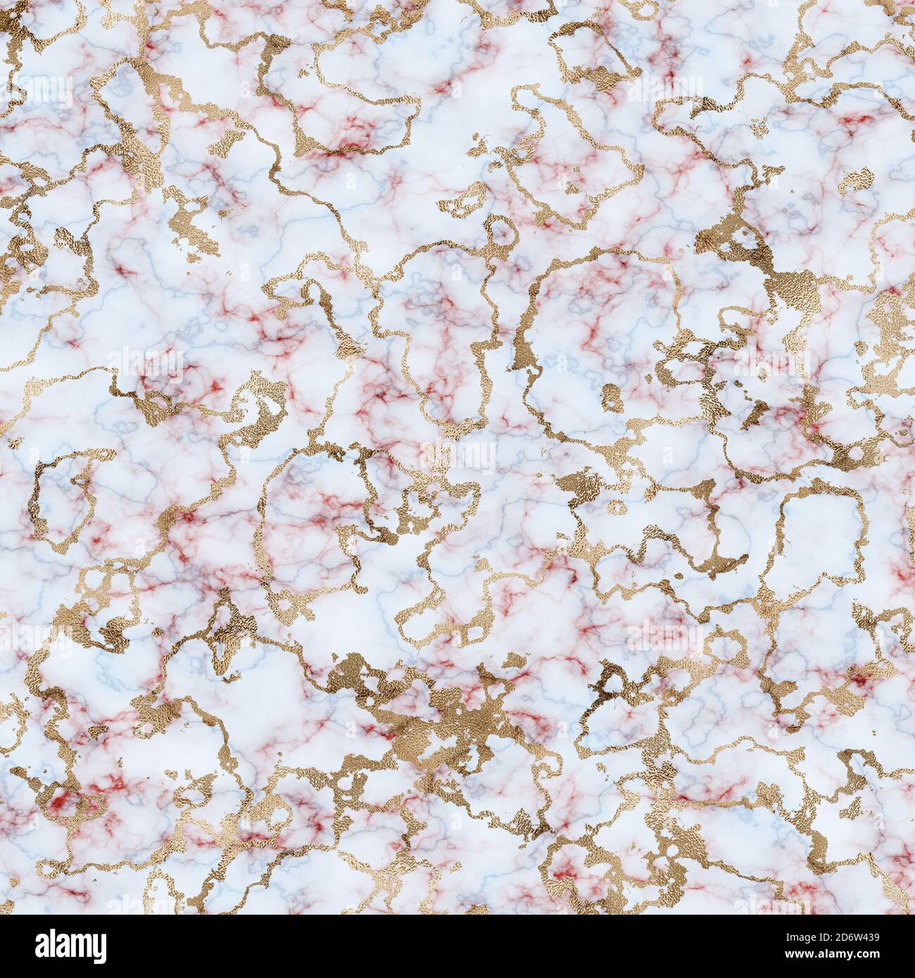 Weiß gebeizter Marmor mit goldfarbenen Adern. Hintergrundmuster Textur, Kunstwerk, Naturstein hell und Luxus. Hochwertige Fotos Stockfoto