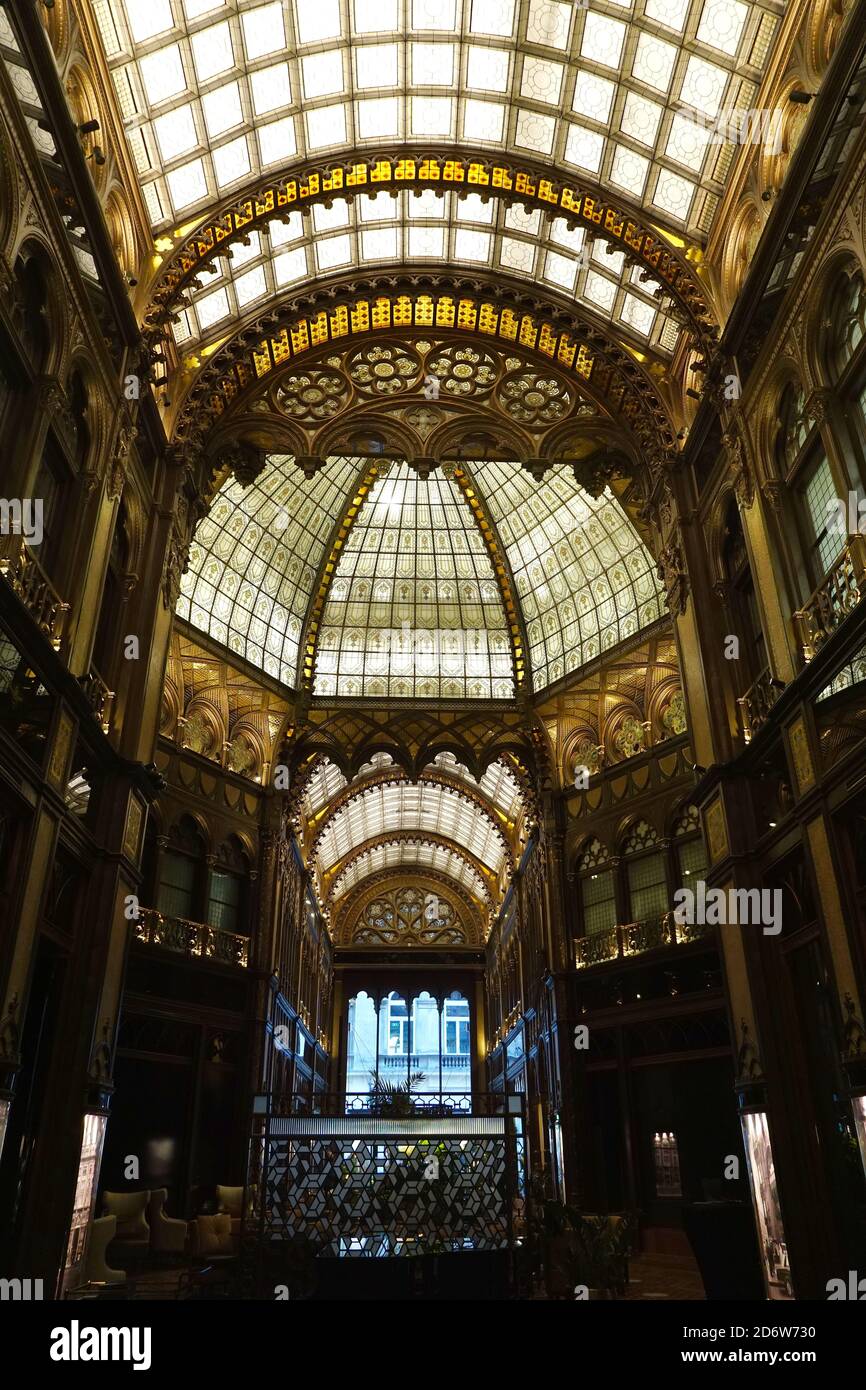 Interior, Brudern House - Paris Courtyard, Budapest, Ungarn, Brudern-haz - Parizsi udvar, Magyarország, Europa Stockfoto