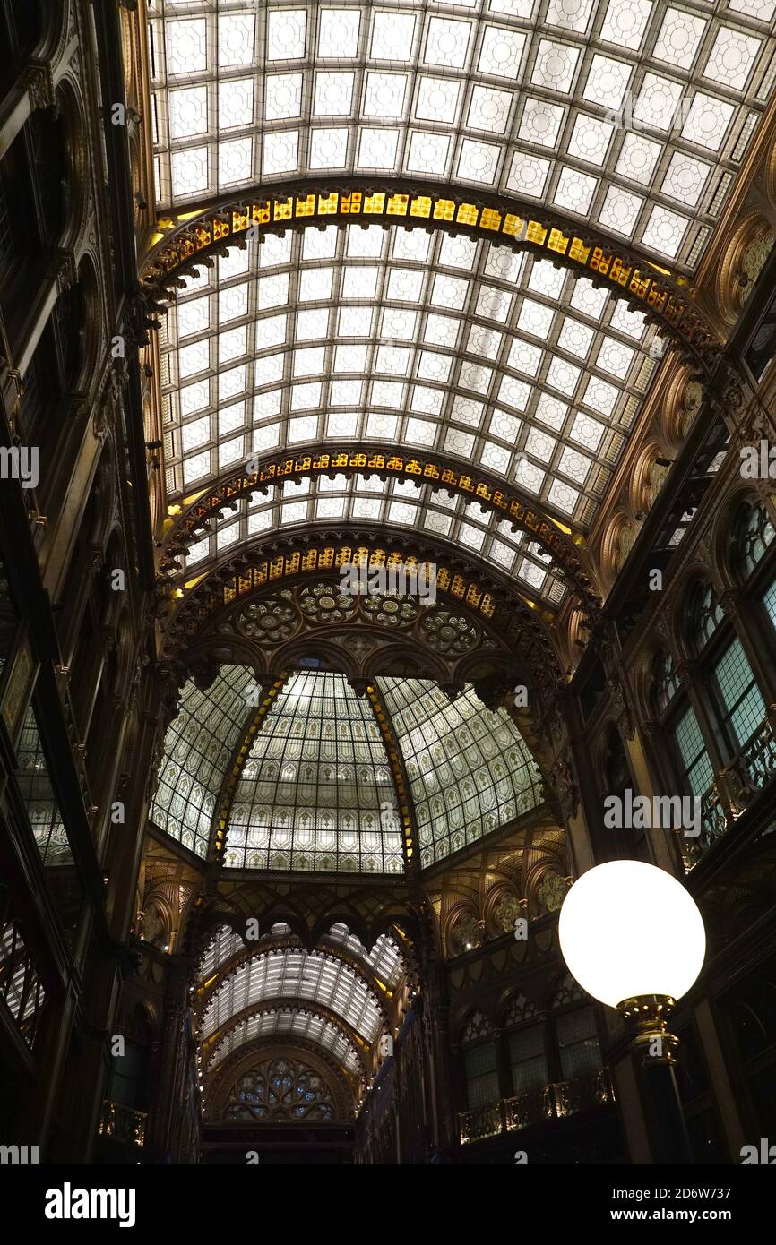 Interior, Brudern House - Paris Courtyard, Budapest, Ungarn, Brudern-haz - Parizsi udvar, Magyarország, Europa Stockfoto