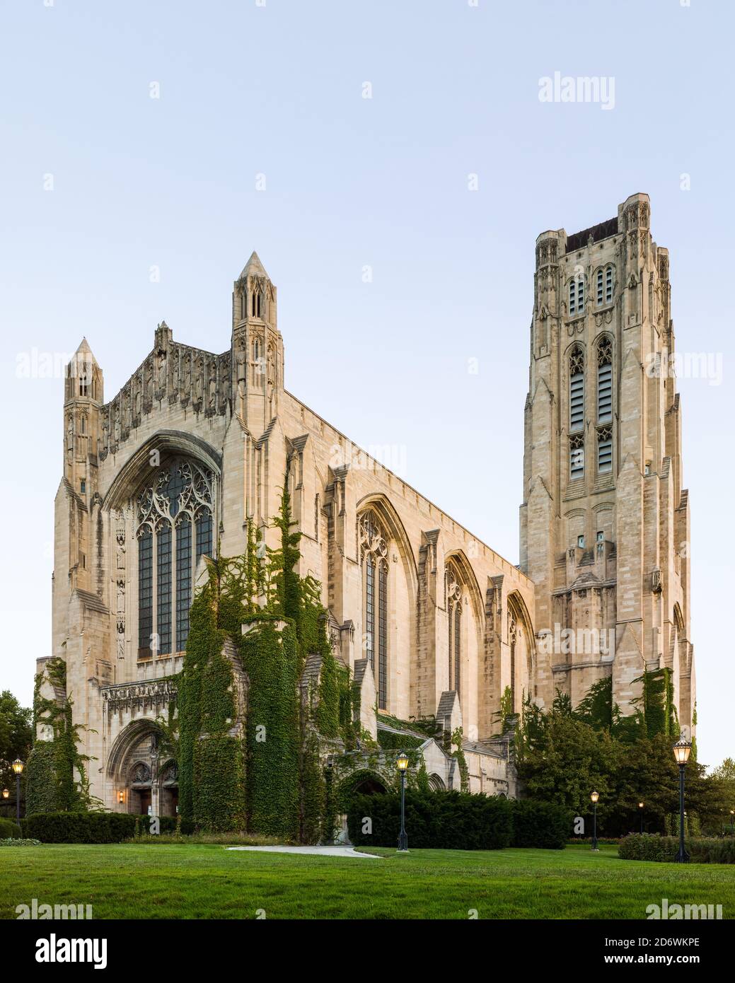 Rockefeller Chapel an der University of Chicago Stockfoto