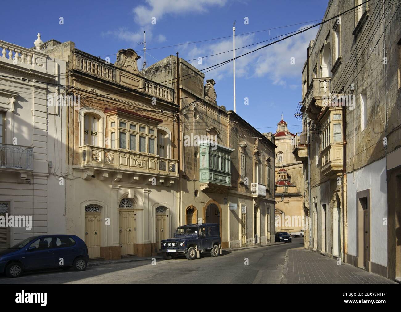 Alte Straße in Zurrieq. Malta Stockfoto