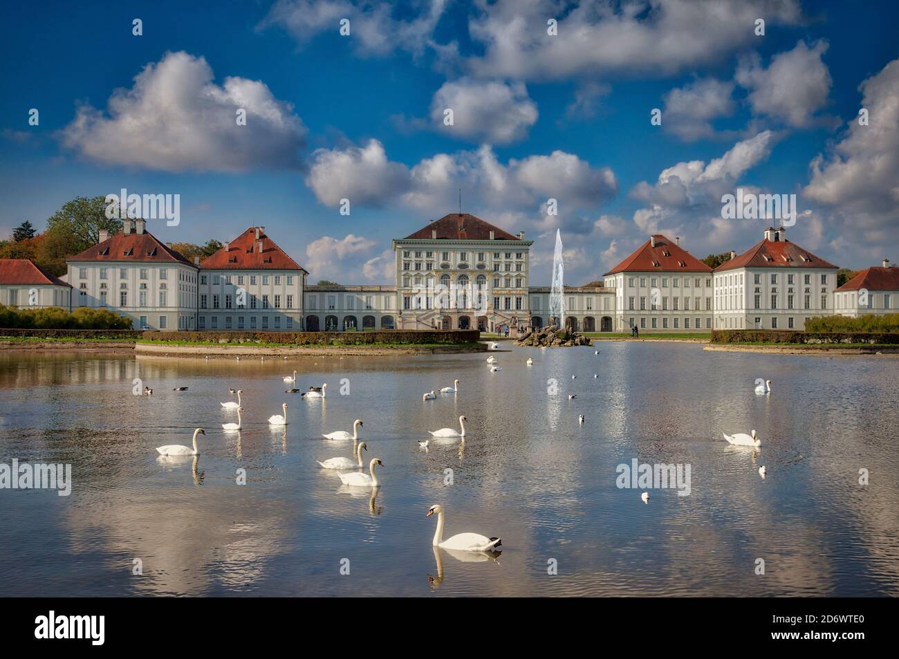 DE - BAYERN: Schloss Nymphenburg in München (HDR-Fotografie) Stockfoto