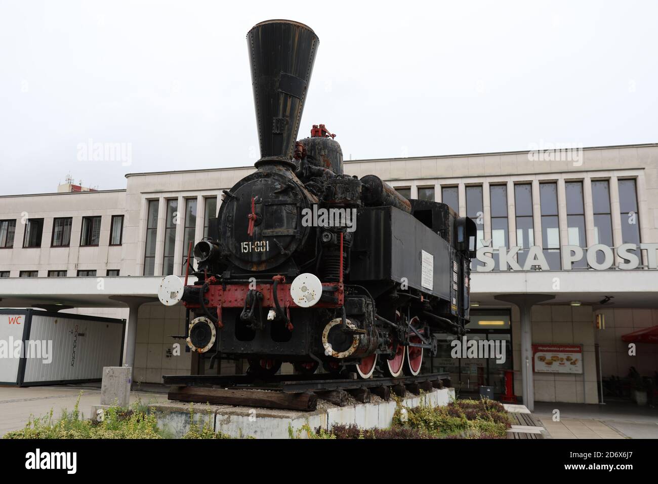 Maribor Bahnhof Stockfoto