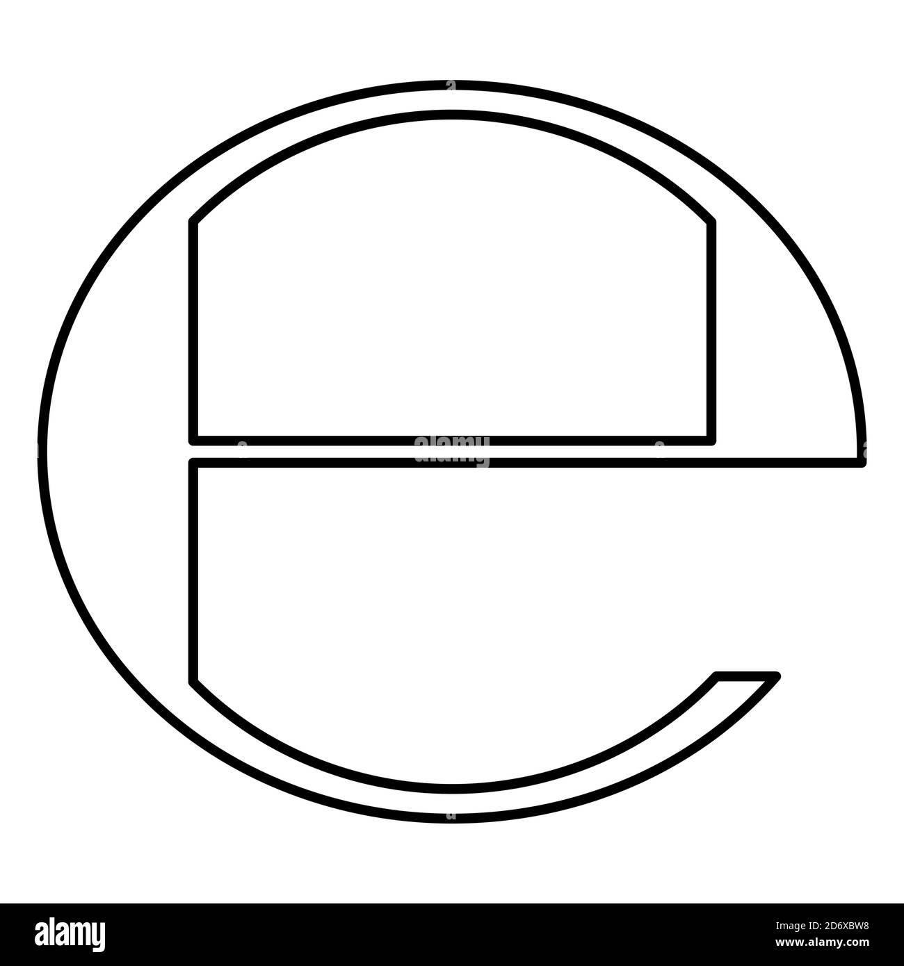Geschätztes Schild auf weißem Hintergrund isoliert. Beschriftung Marke Vektor Illustration . Stock Vektor