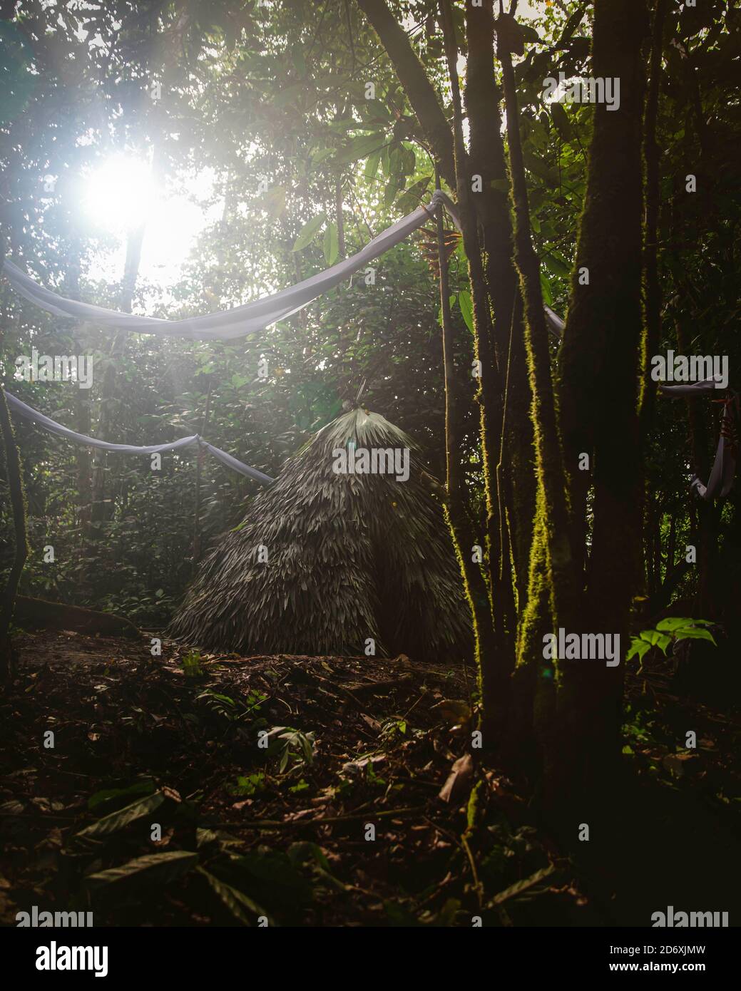 Temazcal, Amazonas, Ecuador Stockfoto