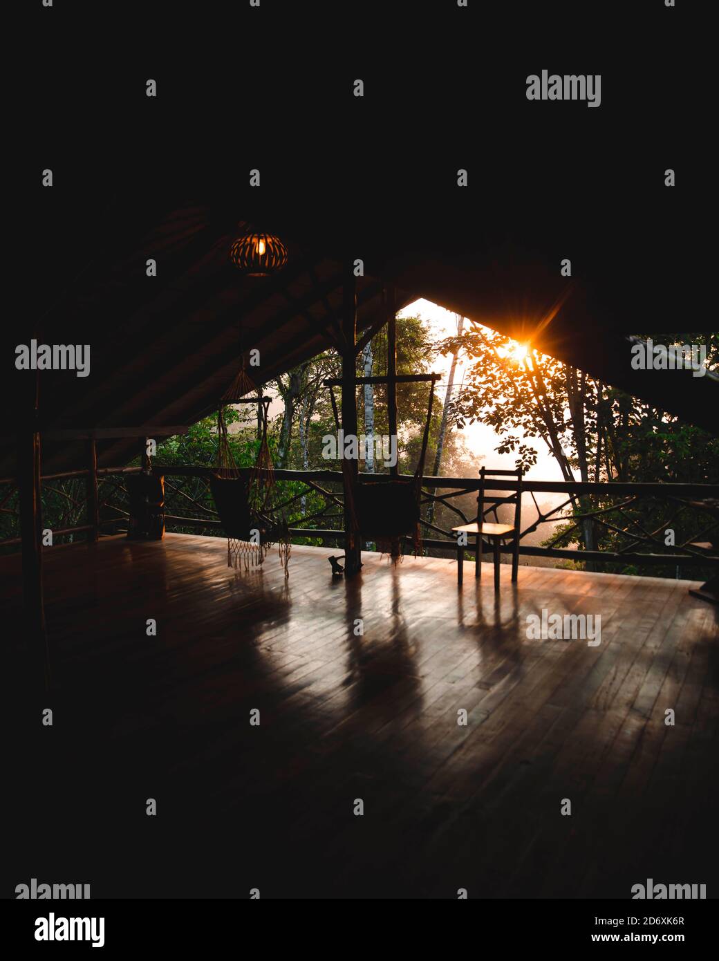 Amazonas Jungle Retreat Stockfoto