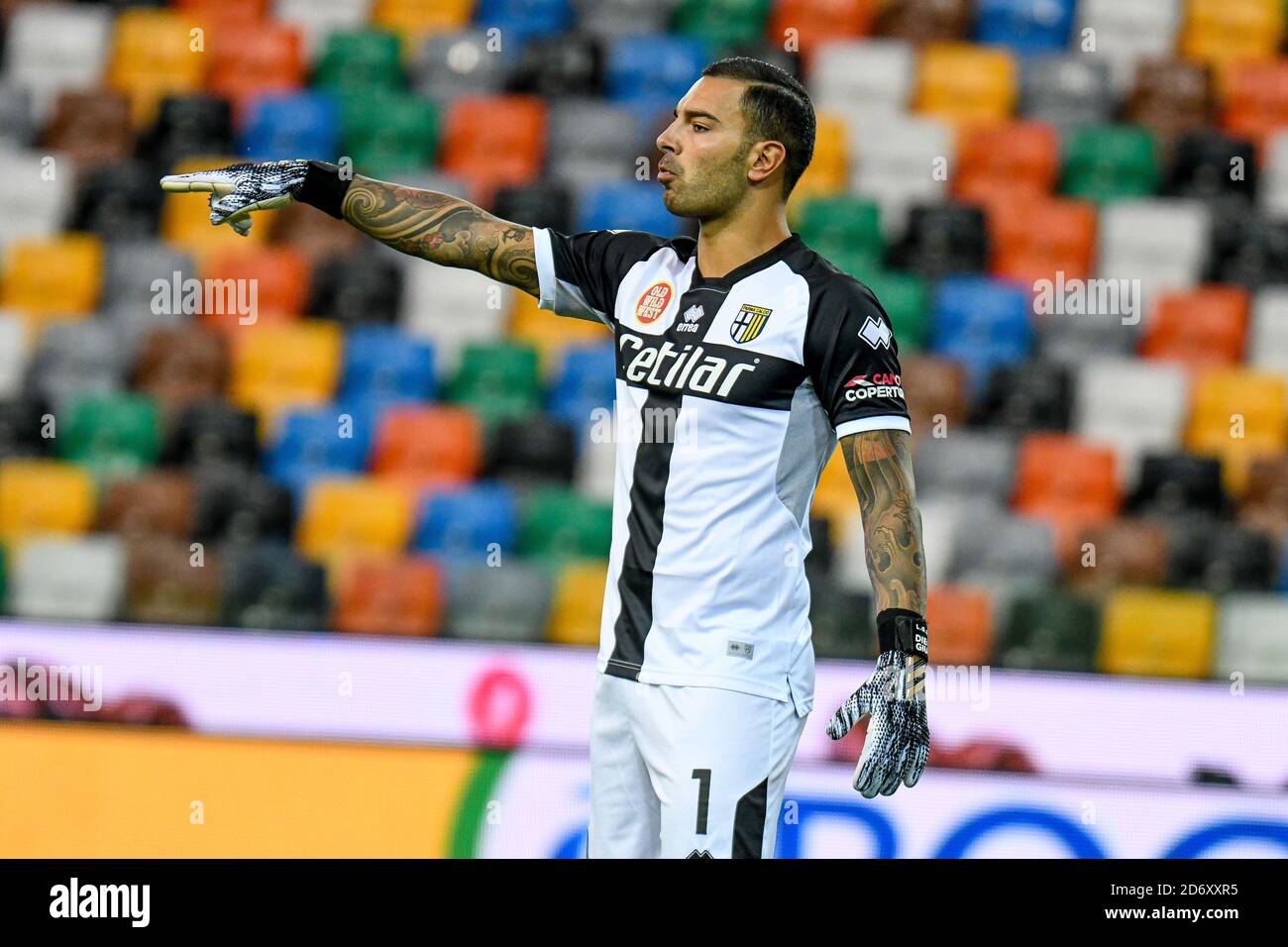 Uan Musso (Udinese) während der Udinese Calcio gegen Parma Calcio 1913, italienische Fußball Serie A Spiel, udine, Italien, 18 Oct 2020 Credit: LM/Ettore Griffoni Stockfoto